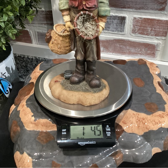 🟢 Vintage “Boy Gone Fishing” Awesome Statue Great Decor piece - Nicely Detailed - Picture 13 of 13